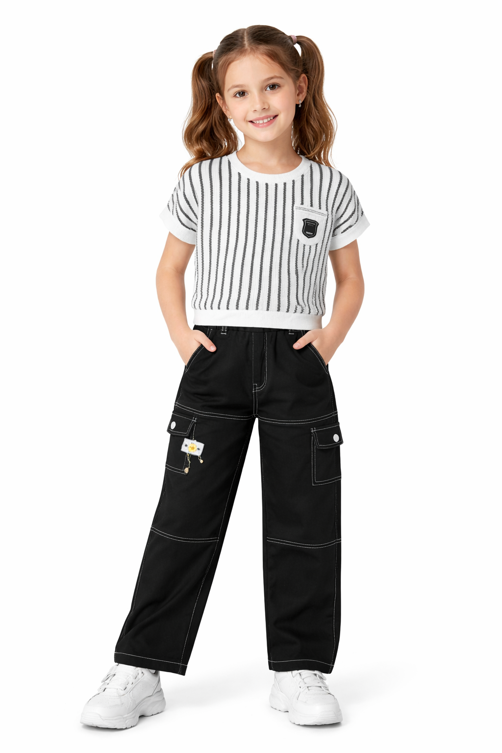 girls summer wear full pack of tshirt with pant